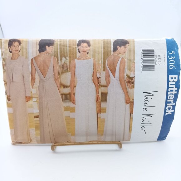 Vintage Sewing PATTERN Butterick 5306, Easy Misses 1997 Nicole Miller Designer - Picture 1 of 2